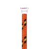 vidaXL Boat Rope Orange 0.20 " 1640.4 ' Polypropylene