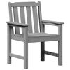 vidaXL Garden Dining Chair 6 pcs Light Grey 65.5 x 55.5 x 88 cm