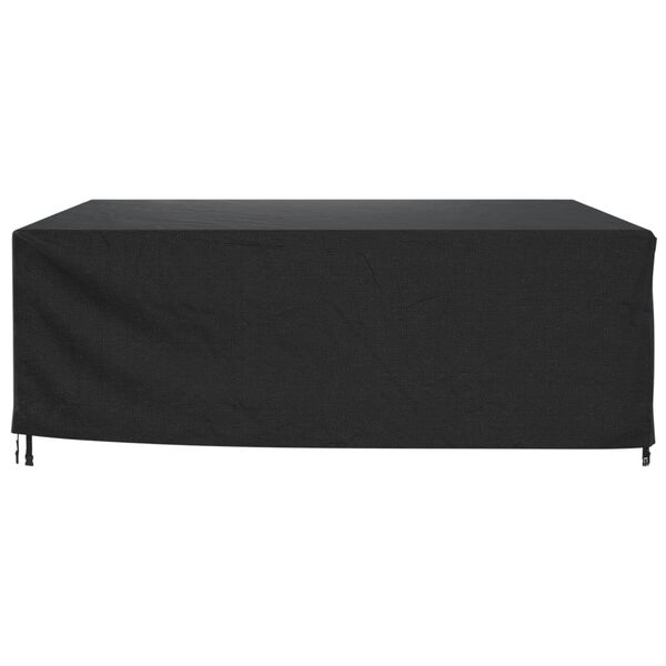 vidaXL Garden Furniture Cover Black 420D Oxford fabric with PU coating