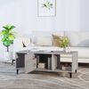 vidaXL Coffee Table Grey Sonoma Engineered Wood Medium Coffee Table