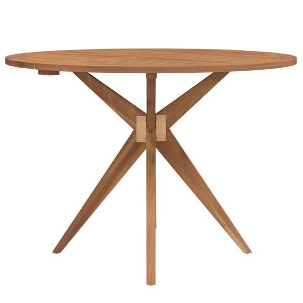 vidaXL Garden Table Brown Solid Acacia wood 43.3 x 29.5 in Durable