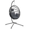 vidaXL Hanging Egg Chair Anthracite