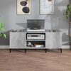 vidaXL Record Cabinet Concrete Grey Engineered wood Medium