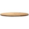 vidaXL Table Top Solid oak wood 39.4 x 19.7 in Durable Table Top Oval