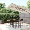 vidaXL Garden Bar Set Black