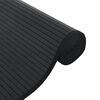 vidaXL Rug Black Bamboo, Polypropylene Large Water-resistant materials