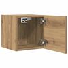 vidaXL Wall Mounted TV Cabinet Set of 2 Artisan Oak Engineered Wood