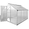 vidaXL Greenhouse UV-resistant Aluminum Greenhouse Rectangular
