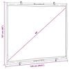 vidaXL Projection Screen Wall-Hanging 60 Inch 4:3
