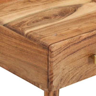 vidaXL Coffee Table 27.5"x23.6"x16.5" Solid Acacia Wood