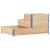 vidaXL Raised Bed Pine Solid pine wood Large Foldable Raised Bed