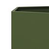 vidaXL Garden Planter Olive Green Steel Large Durable Garden Planter