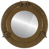 vidaXL&nbsp;Porthole Mirror&nbsp;Wall Hanging&nbsp;&Oslash;11.8"&nbsp;Aluminum and Glass