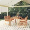 vidaXL Garden Dining Set Teak Solid teak wood Medium Durable