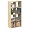 vidaXL Room Divider Bookcase Sonoma oak Engineered wood Medium