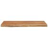 vidaXL Wall Shelf Natural Wood Solid Acacia Wood 23.6 x 11.8 in Durable