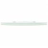 vidaXL Corner Shelf Set of 2 White Tempered safety glass 13.8 x 13.8 in