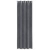 vidaXL Blackout Curtains 2 pcs Light Grey 55.12 x 102.36 in Velvet