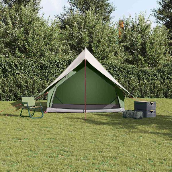vidaXL Tents with Roof Green 220 x 233 x 184 cm Polyester