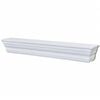vidaXL Wall Shelf White MDF Small Decorative Inlays Wall Shelf