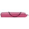 vidaXL Sun Lounger Pink 600D polyester with PE coating, Powder-coated steel
