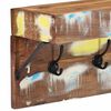 vidaXL Coat Rack with Shelf Brown 73 x 19 x 23 cm Solid Reclaim wood