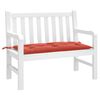 vidaXL Garden Bench Cushion Melange Red 100% Polyester
