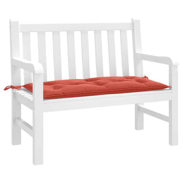 vidaXL Garden Bench Cushion Melange Red 100% Polyester