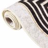 vidaXL Rug Light Beige Polyester with PVC backing Large Area Rug