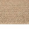 vidaXL Rug Beige Polypropylene (PP) 94.5 x 94.5 in Durable Rug