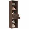 vidaXL Highboard Brown Oak Engineered Wood Highboard Rectangular