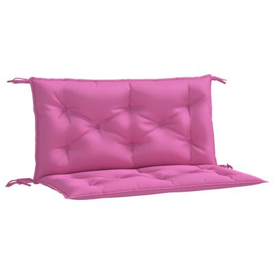 vidaXL Garden Bench Cushions 2pcs Pink 39.4"x19.7"x2.8" Fabric
