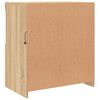 vidaXL Sideboard Sonoma oak Engineered wood, glass Compact Sideboard