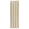 vidaXL Blackout Curtains 2 pcs Cream 55.12 x 96.46 in Velvet
