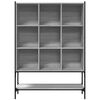 vidaXL Bookcase Grey Sonoma Engineered wood Medium Bookcase