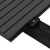vidaXL WPC Solid Decking Boards with Accessories 32.8 '² 7.2 ' Black (5x45008)