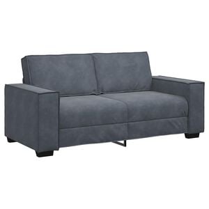 vidaXL 2-seater Sofa Dark Grey