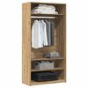 vidaXL Wardrobe Artisan Oak Engineered Wood 39.4 in x 19.7 in x 78.7 in