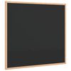 vidaXL Chalkboard with Solid Pine Wood Frame Black 23.6x21.7"