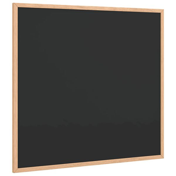 vidaXL Chalkboard with Solid Pine Wood Frame Black 23.6x21.7"