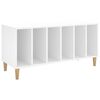 vidaXL Record Cabinet White Engineered wood 39.4x15.0x18.9 in
