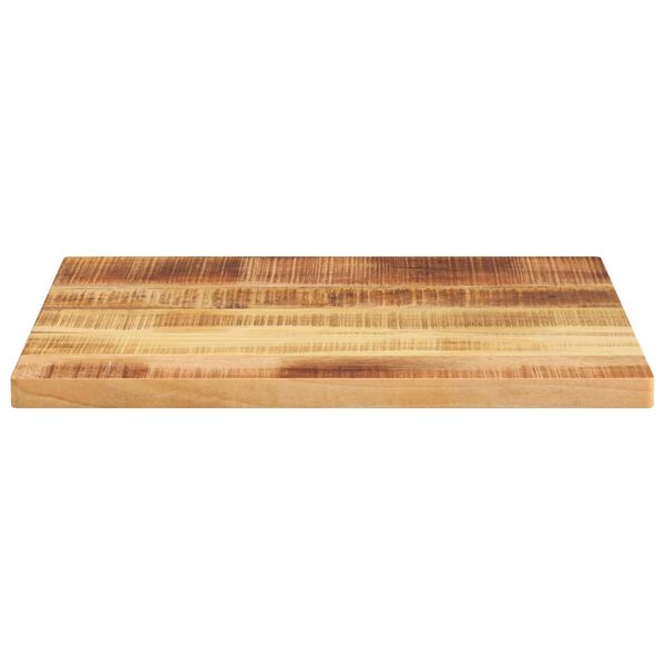 vidaXL Table Top 23.6"x19.7"x1" Rectangular Solid Wood Rough Mango