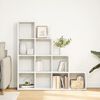 vidaXL Room Divider Bookcase White Engineered wood Medium