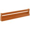 vidaXL Wall-mounted Shoe Rack Set of 2 Wax Brown Solid pine wood Medium