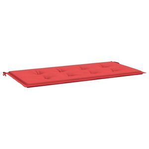 vidaXL Garden Bench Cushion Red Oxford fabric (100% polyester) Medium