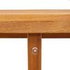 vidaXL Patio Side Table Round &Oslash;21.7x15.7" Solid Wood Acacia