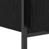 vidaXL Bathroom Basin Cabinet Black Engineered wood, steel
