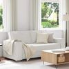 vidaXL Sofa White 70.87 x 30.71 x 33.07 in Fabric