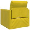 vidaXL Sofa Bed Dark Yellow 29.13 x 30.31 x 31.89 in Velvet