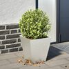 vidaXL Patio Planter 11.8x11.8x11.8" Stainless Steel